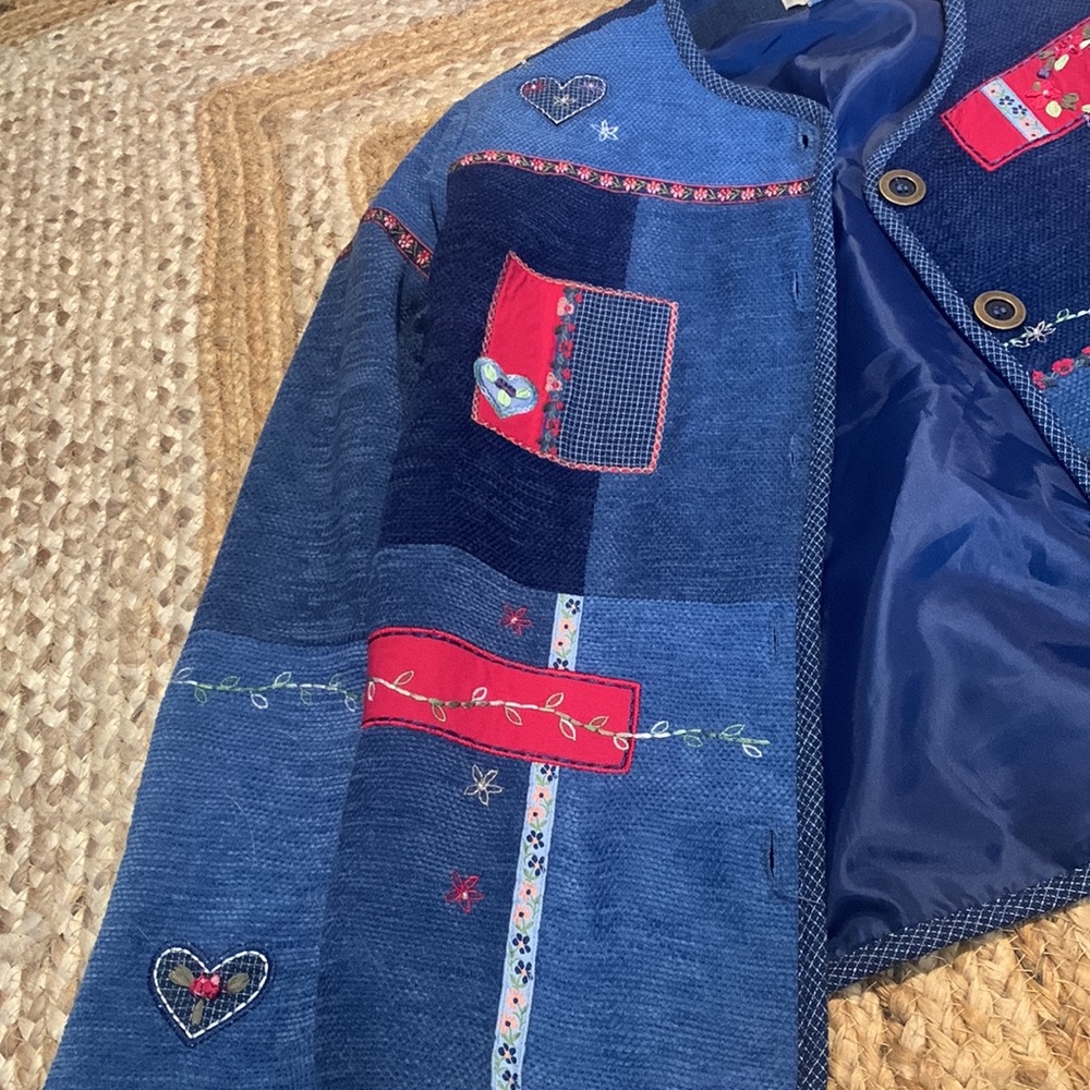 super cute soft patchwork jacket - Picture 3 of 6